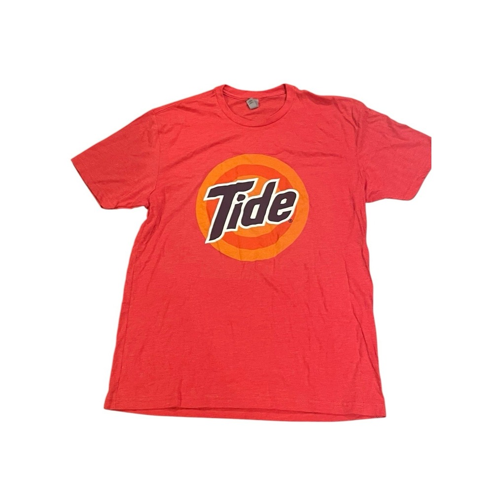 Adult Large Tide Logo Shirt Novelty Costume Mens